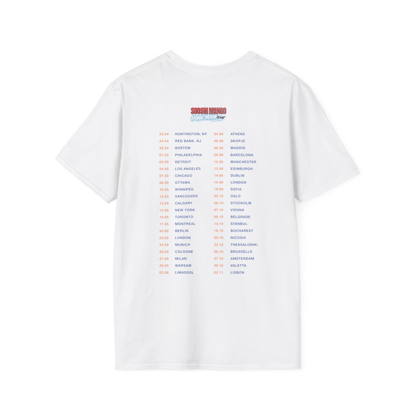 Home Made World Tour Tee